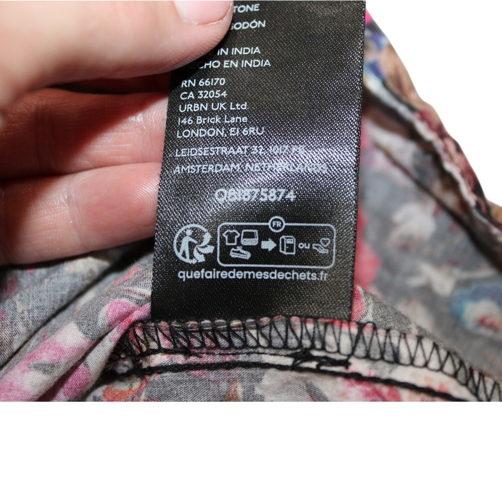 The Leandra Shirred Yoke Blouse by Maeve Women XS Multicolor Anthropologie Boho - Picture 5 of 5